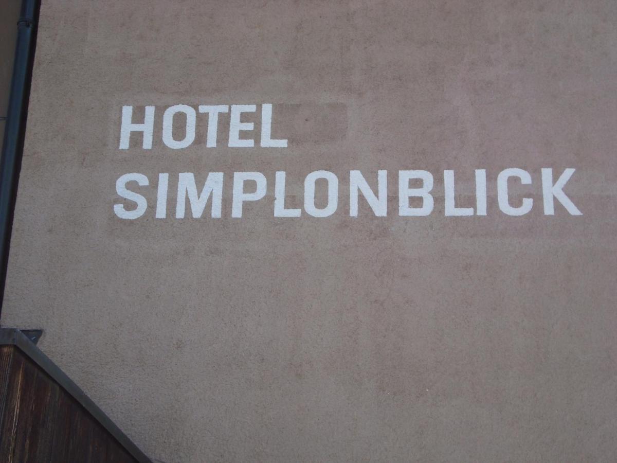 Hotel Simplon-Blick Zewnętrze zdjęcie